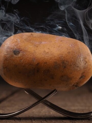 smoking potato